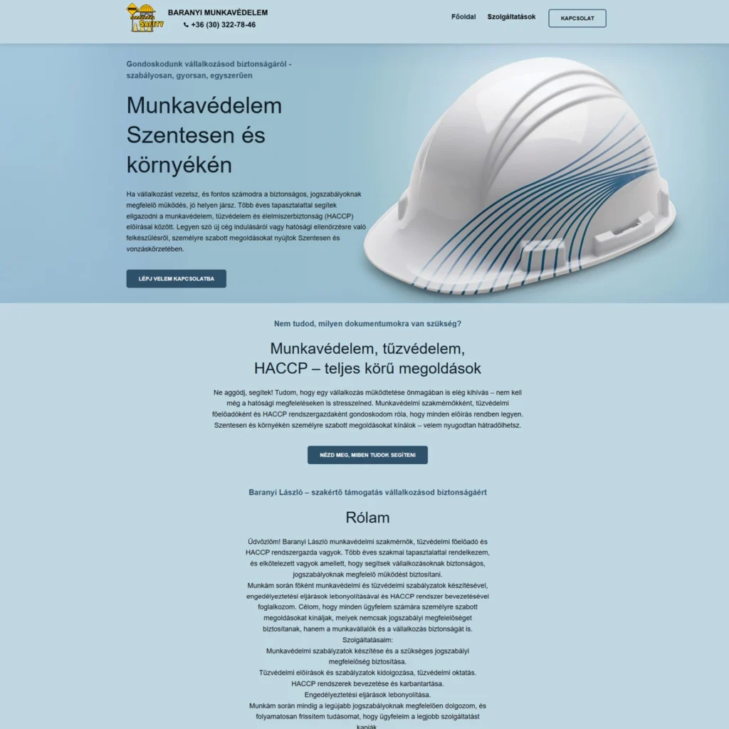 szentesmunkavédelem oldalkép